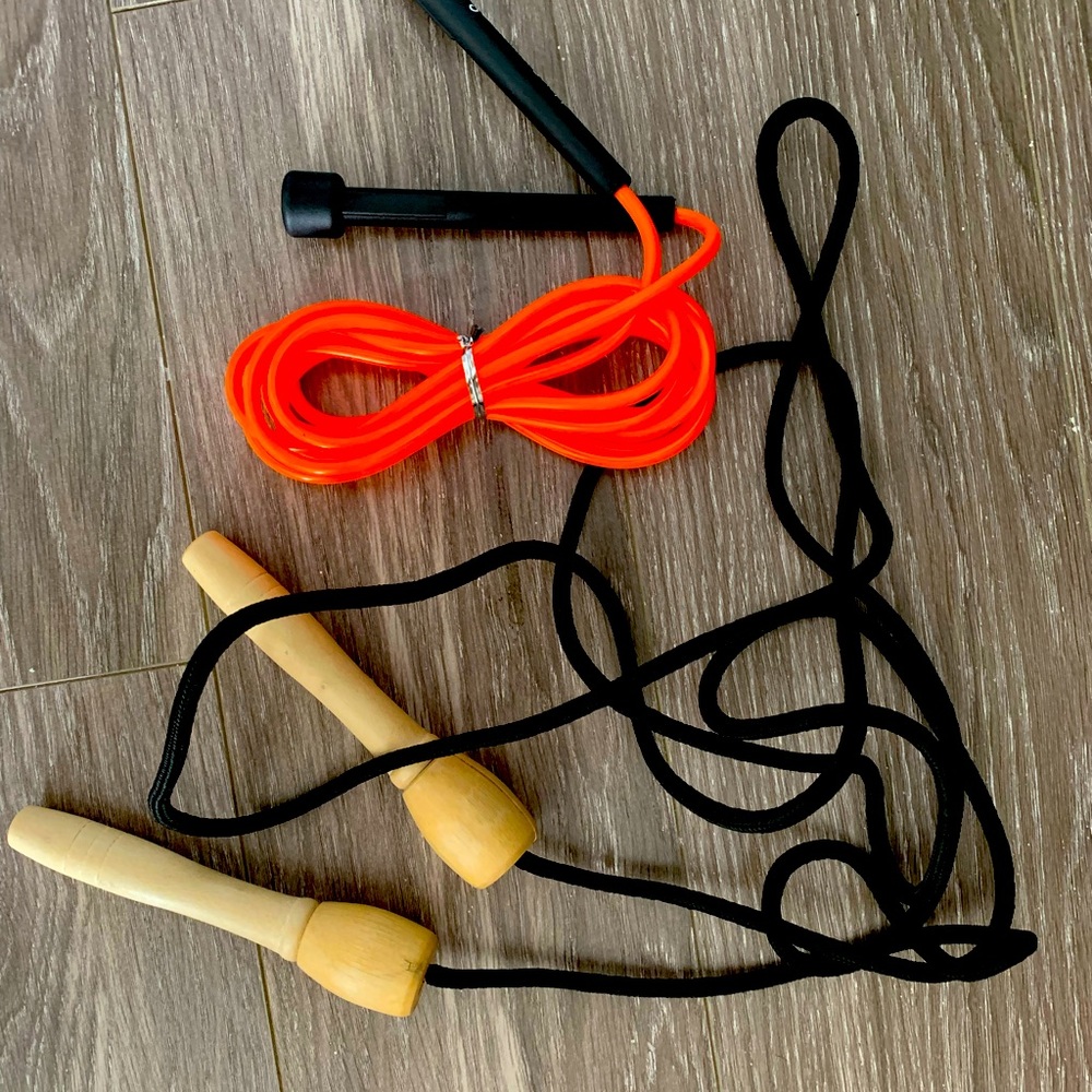 Workout Bundle! Bands, Jump ropes, Gloves